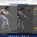 DAZ Studio dForce GCP NVIDIA仮想Windows 物理シミュレーション